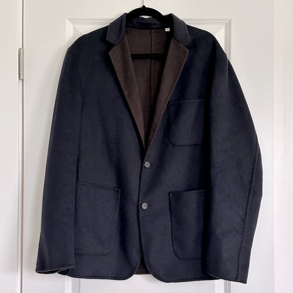 Billy Reid 100% Wool Navy Jacket SZ: 44R